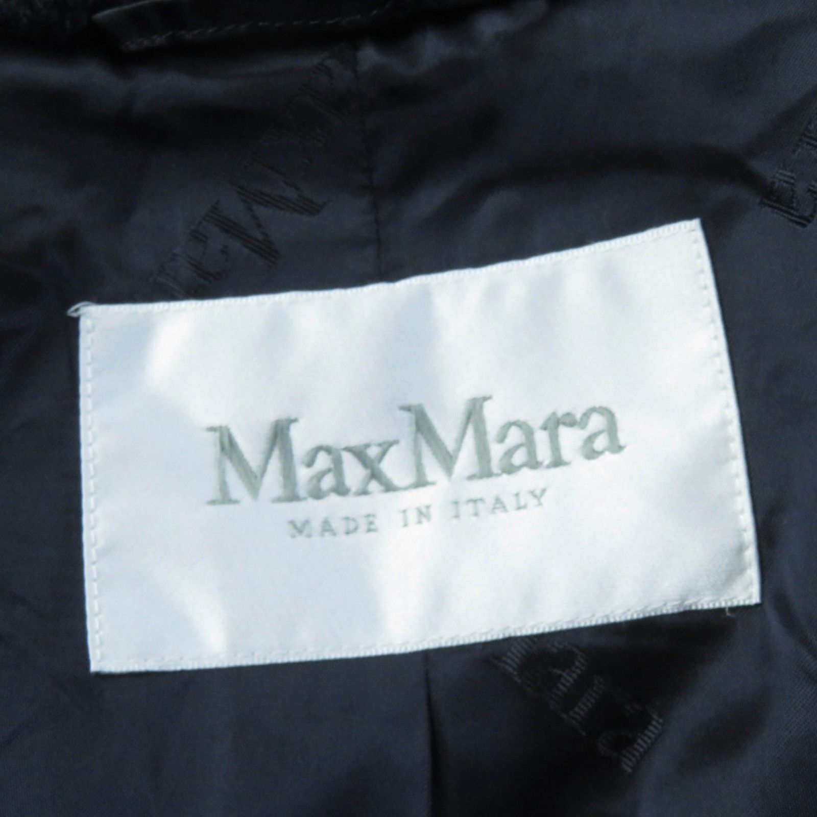 極美品☆Max Mara マックスマーラ 白タグ 101615036 テディベア アルパカ シルク混 ロングコート ダークネイビー XS イタリア製  正規品 レディース - メルカリ