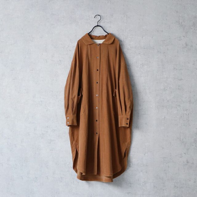 シャツドレス ブラウン