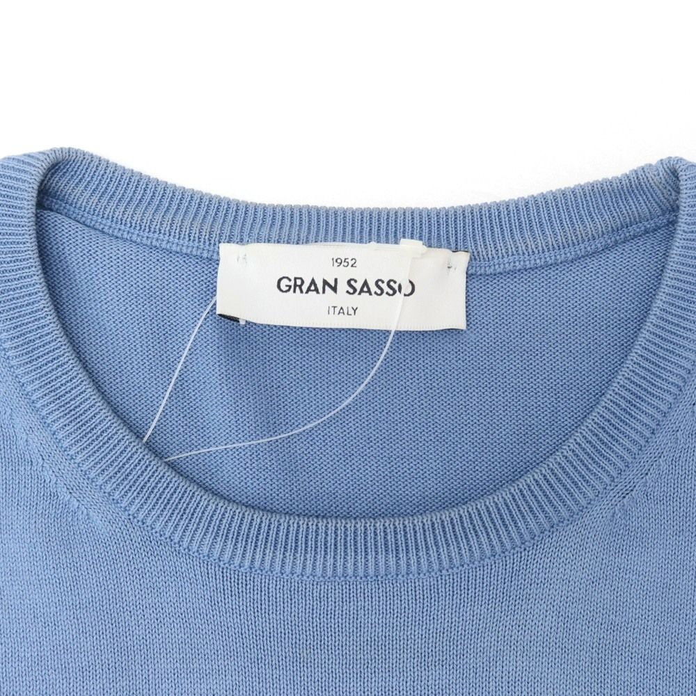 中古】グランサッソ GRAN SASSO ハイゲージ コットン クルー