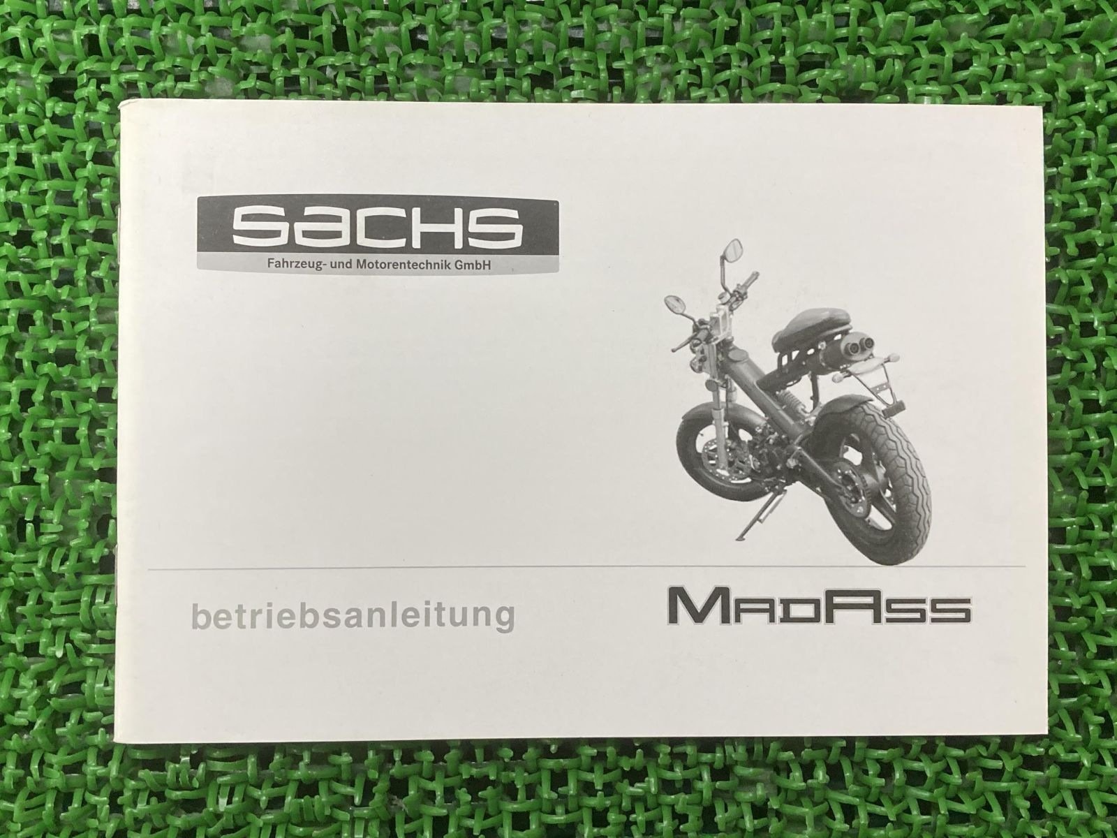 マダス 取扱説明書 ザックス 正規 中古 バイク 整備書 type649 MADASS SACHS オーナーズマニュアル 車検 整備情報