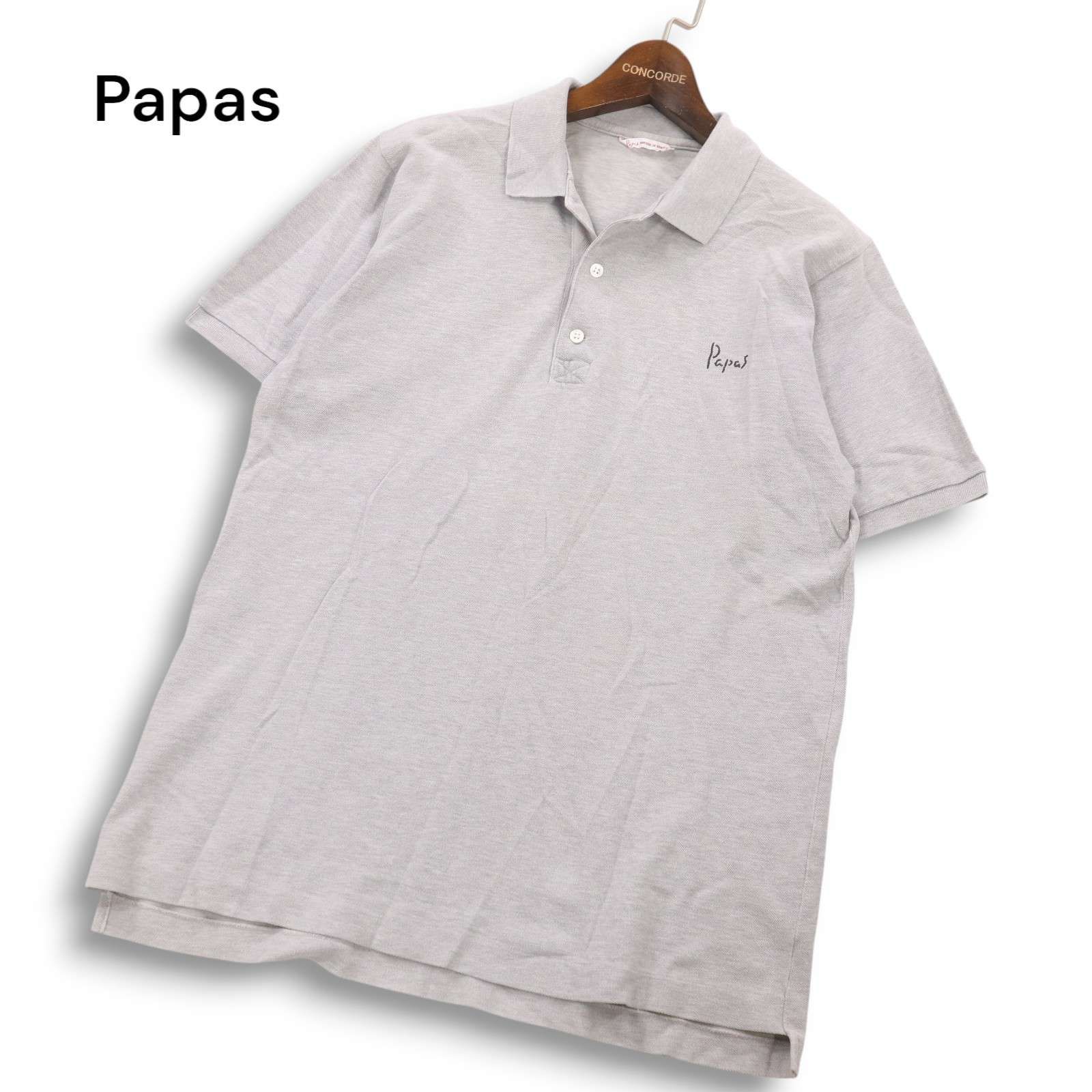パパス☆Papas新品未使用ポロシャツ パパス・マドモアゼルノンノン〉の
