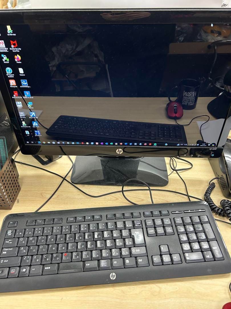 HP Pavilion Core i7 Win10 デスクトップPCセット - メルカリ