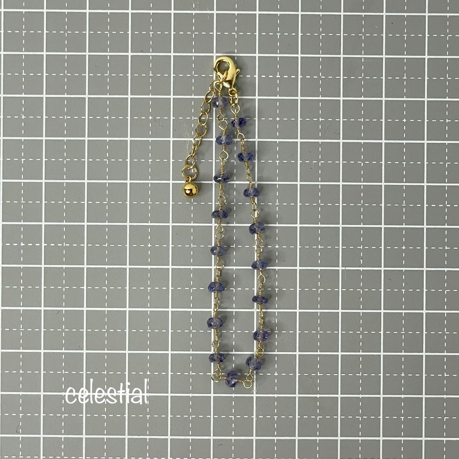 タンザナイト 14kgfブレスレット - メルカリ