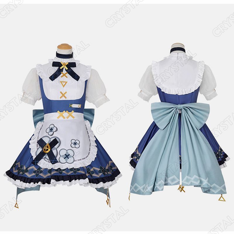 原神（Genshin）ファルザン コスプレ衣装 ウイッグ付き コラボ メイド