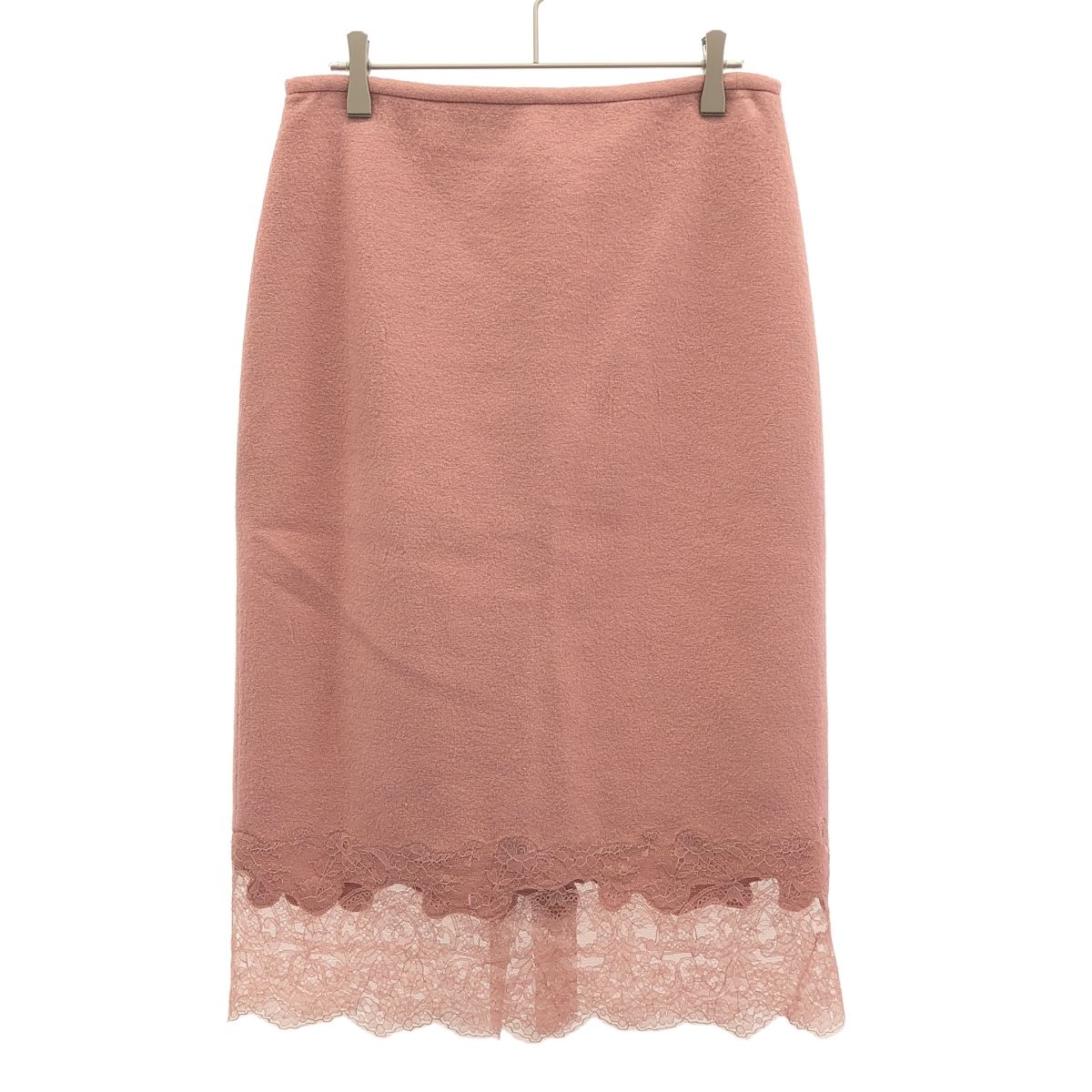 ERMANNO SCERVINO エルマンノ シェルヴィーノ レースボンディングスカート ピンク 44
