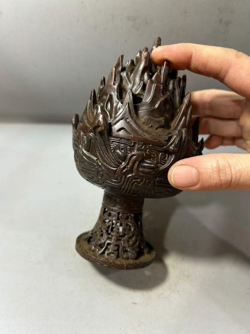 銅製 博山炉 焚香炉 仏具盤香炉 茶道置物 装飾品 工芸品 銅製 博山炉 焚香炉 仏具盤香炉 茶道置物 装飾品 工芸品