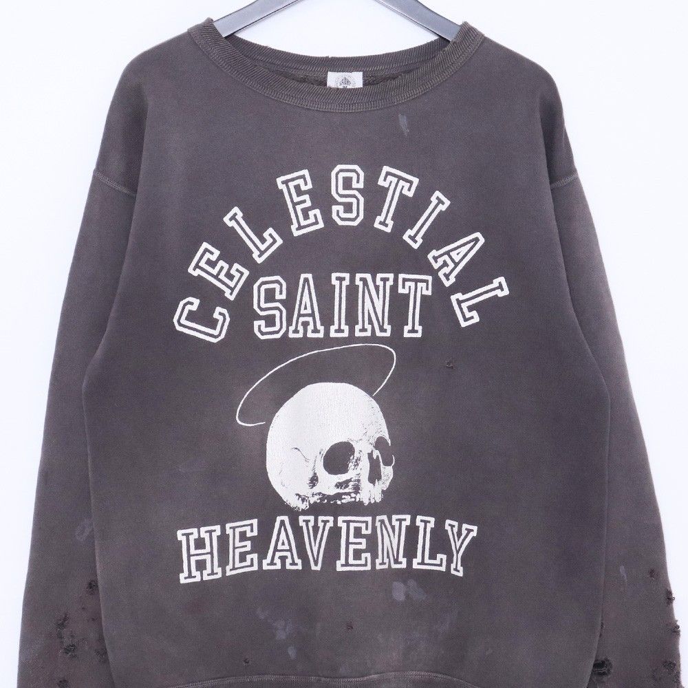 SAINT MICHAEL Sweatshirt Skull Black Mサイズ ブラック SM-A21