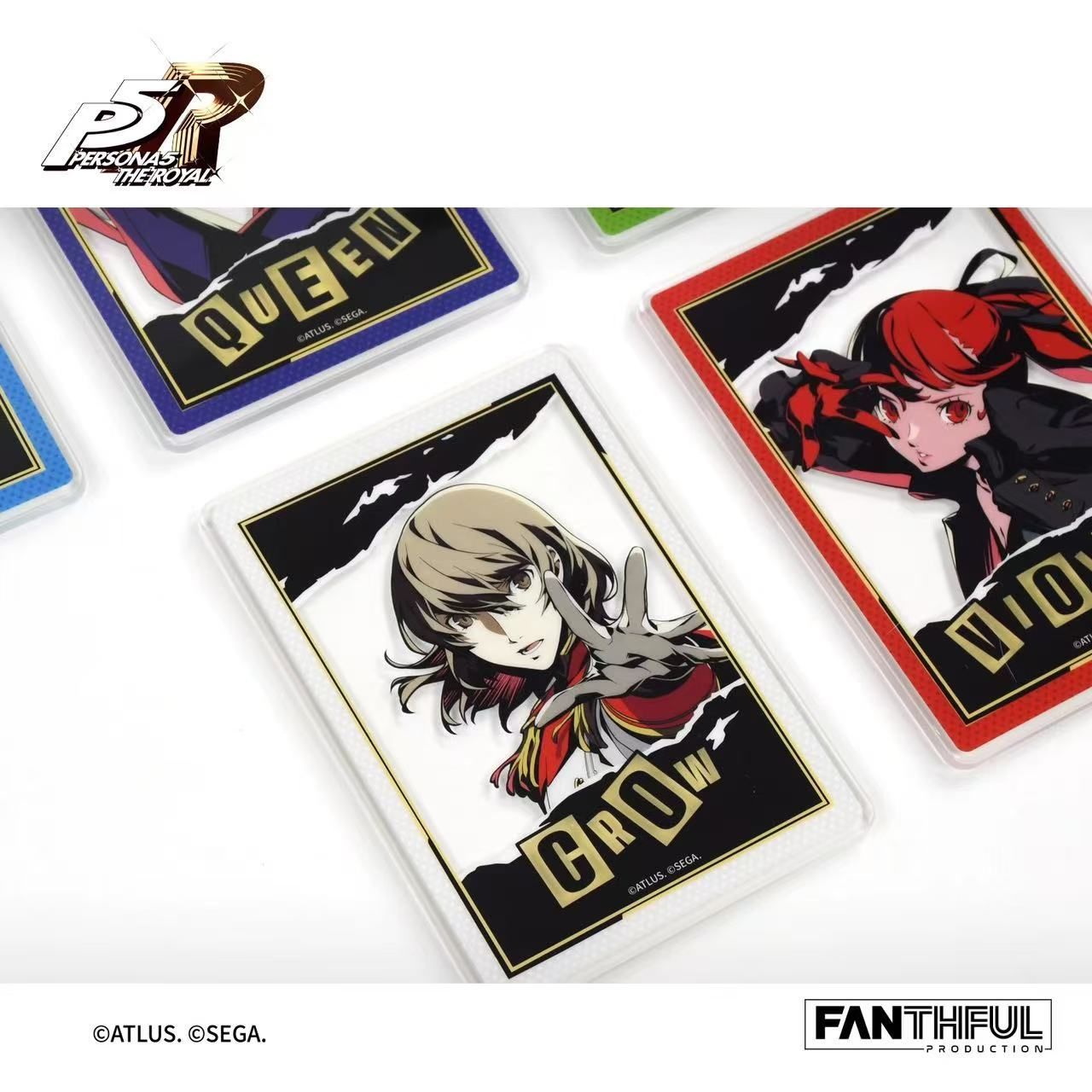 ペルソナ5 中国限定 SEGA アクリルカード ボックス 全10種 ペルソナ5 中国限定 SEGA アクリルカード ボックス 全10種