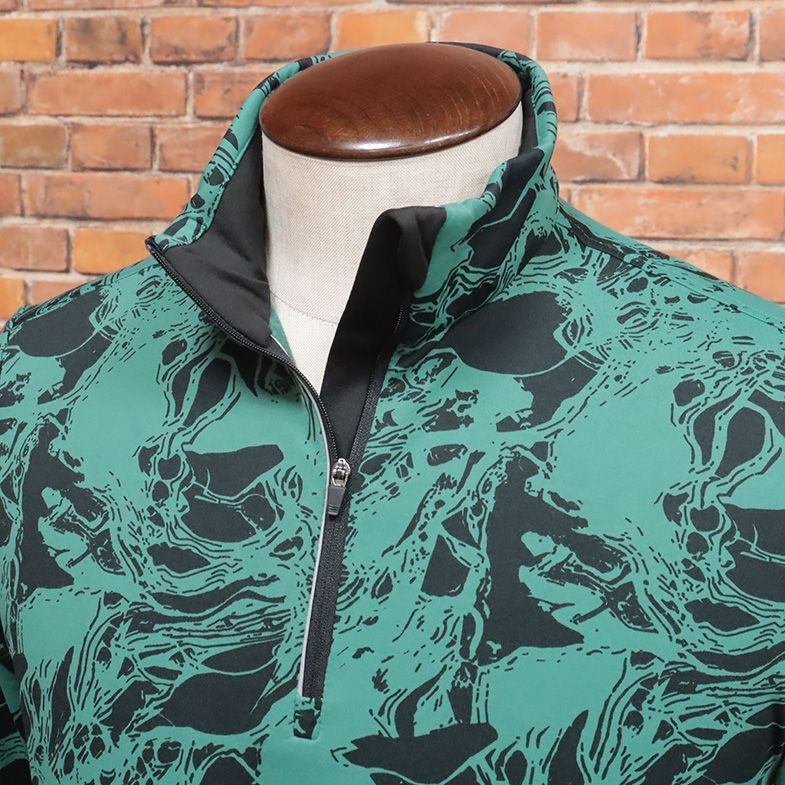 秋冬/CHERVO/46サイズ/ハーフジップ カットソー 保温◎ ストレッチ