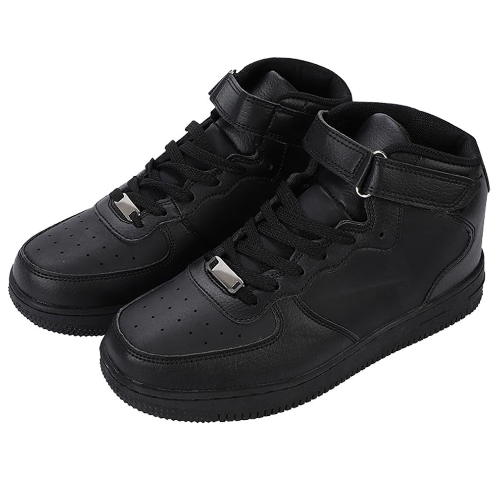 キッソス（ＫＩＳＳＯＳ） メンズ シューズ スニーカー スリッポン ウォーキング ランニング スポーツ 室内 軽量 通勤 通学 通気 (クラシックブラック， 日本の靴のサイズ寸法， 大人， 数