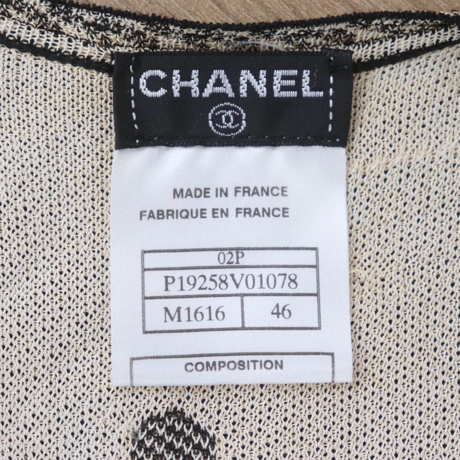 ITZVVWXOTSQA CHANEL シャネル ニット カメリア 水玉 リーフ