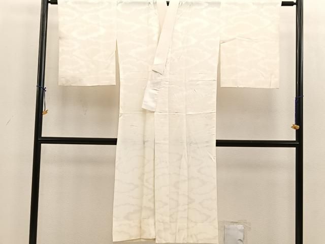 平和屋着物＃道中着 紬地 霞文 暈し染め 正絹 逸品 CAAT0520dy