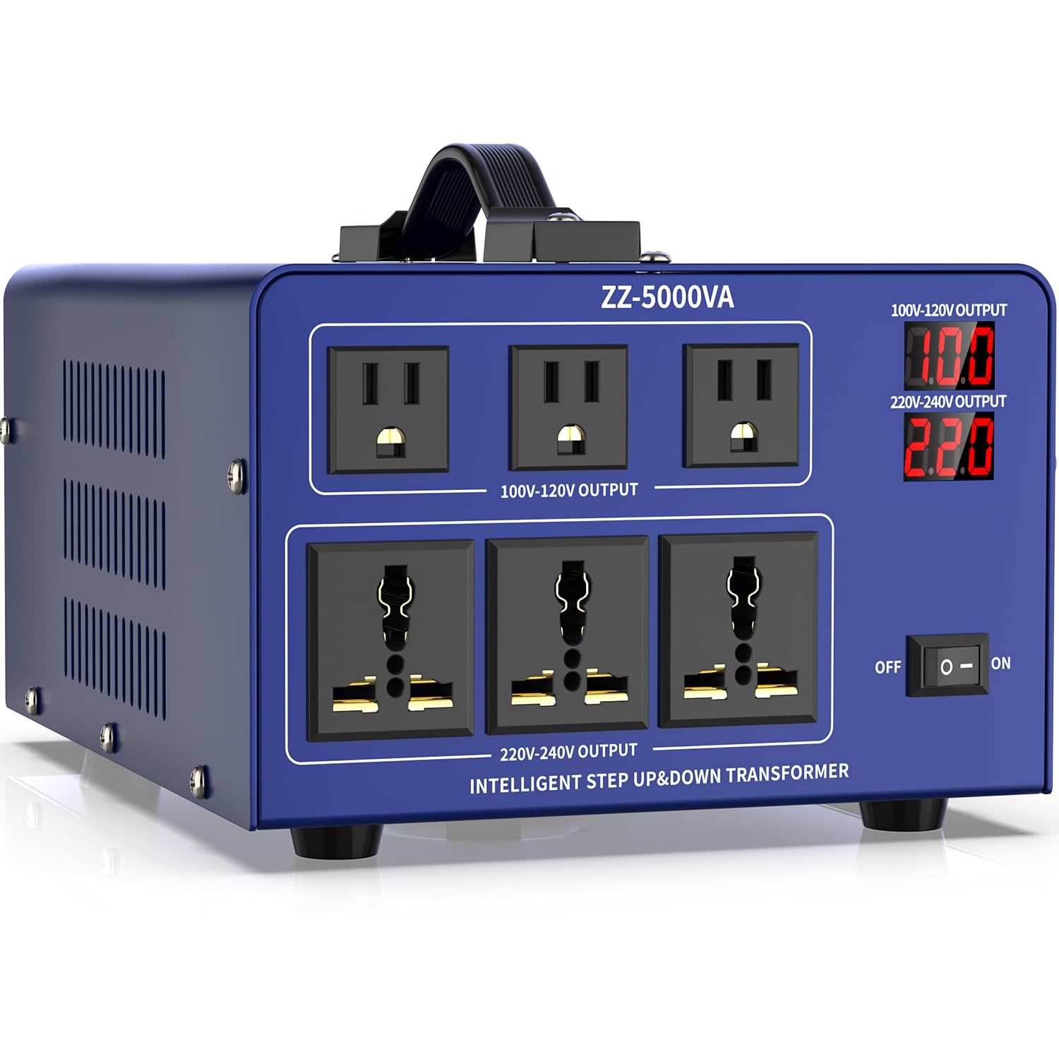 JARXIOKE 変圧器 5000VA 5000W 海外旅行用変圧器 海外コンセント