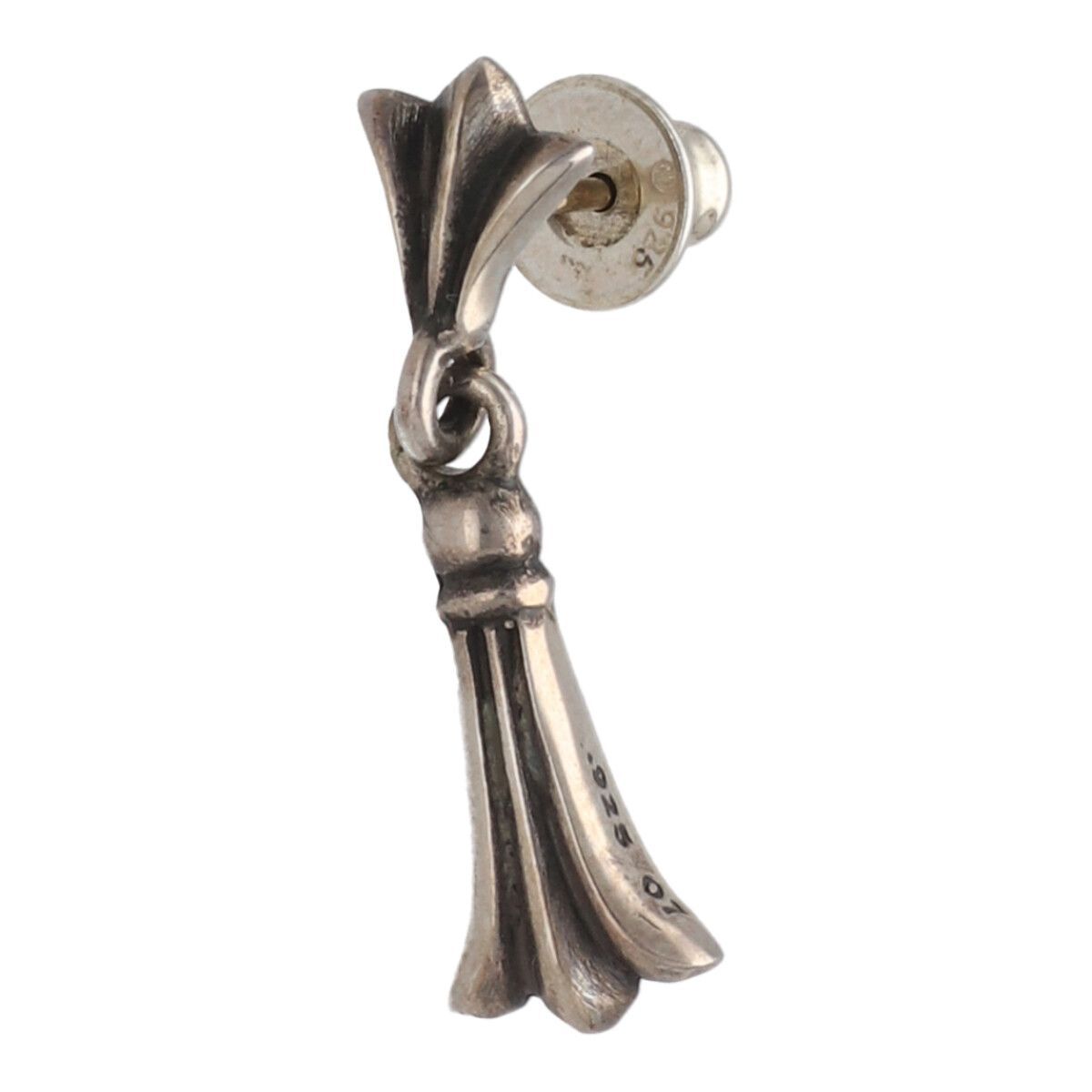 中古】 CHROME HEARTS クロムハーツ クロステイル リンク ピアス SV925 