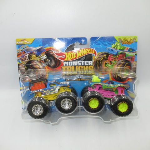 HOTWHEELSホットウィールMONSTER TRUCKSモンスタートラック２体セットフィギュア人形ぬいぐるみミニカー車