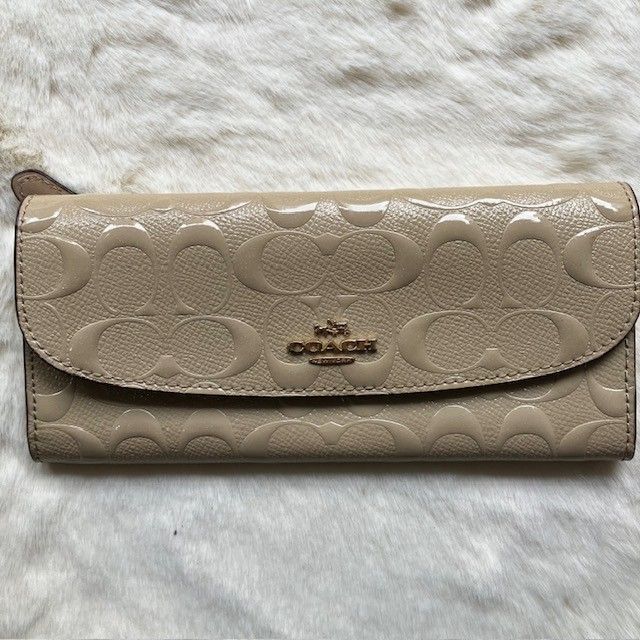 COACH　コーチ　パテントレザー　長財布　新品未使用 楽天市場】安心の国内発送 コーチ 財布 レディース COACH 折り財布