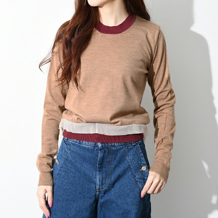 MAISON MARGIELA メゾン マルジェラ カラーブロック セーター