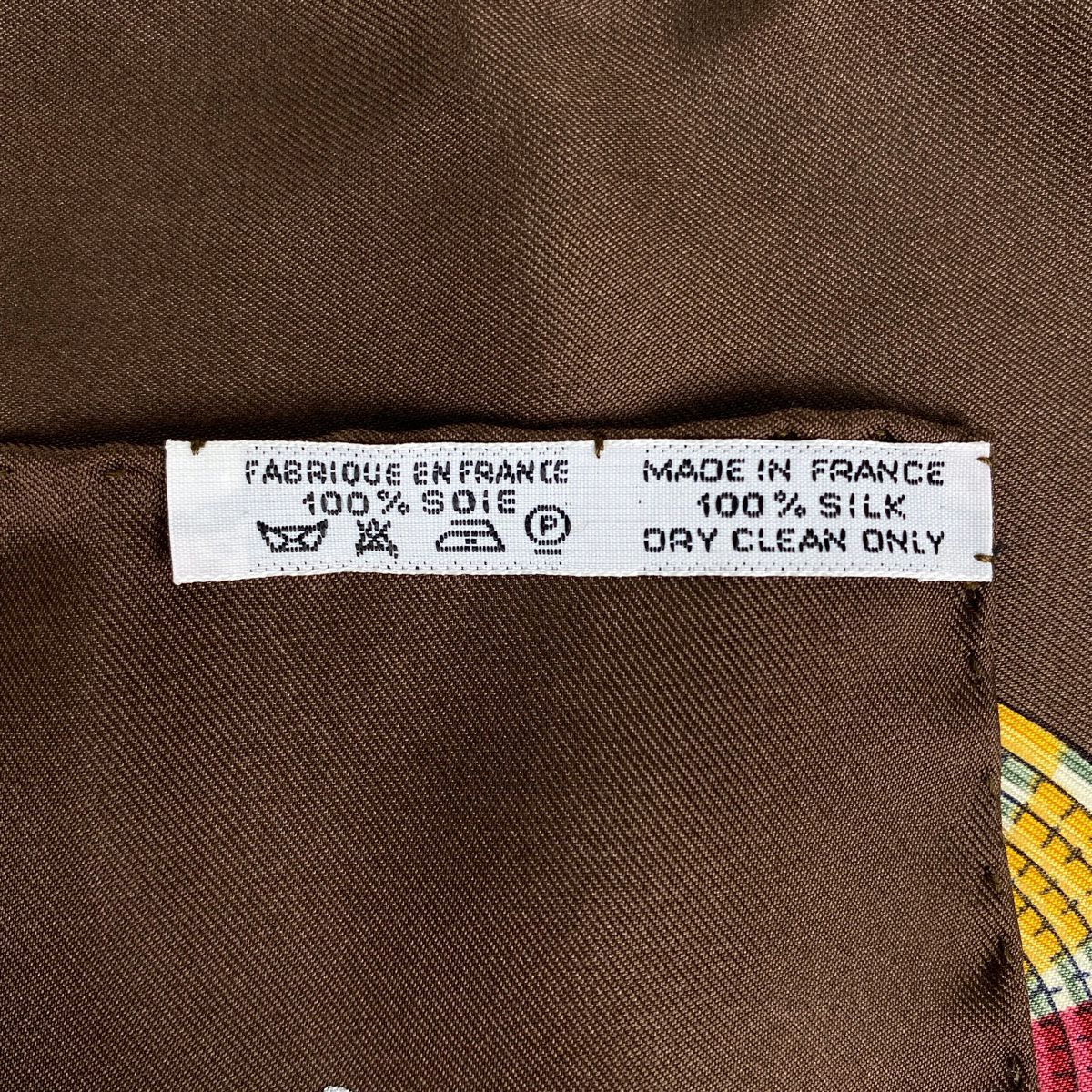 エルメス HERMES カレ 90 PERLES DU KENYA ケニアの真珠 スカーフ