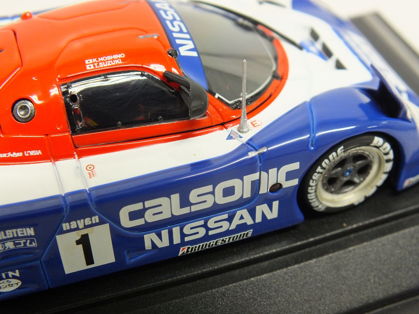 ミニカー EBBRO Calsonic Nissan R92CP 1:43 エブロ 1/43 カルソニック ニッサン R92CP 1992 #1 - メルカリ