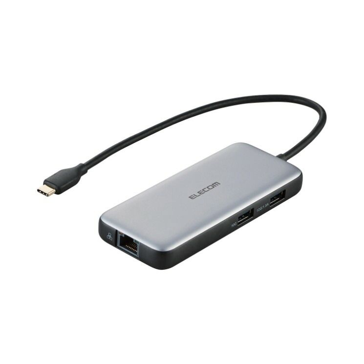USB Type-Cデータポート&frasl;4K&frasl;60Hz+2.5Gbps対応ドッキングステーション たのめーるエレコム Type-Cデータポート&frasl;4K&frasl;60Hz+2.5Gbps対応 エレコム DST-C27SV Type-Cデータポート／4K／60Hz+2.5Gbps対応 ドッキングステーション／USB-C接続／3画面／4K60Hz HDMI 4K&frasl;60Hz HDMI出力が可能なUSBドッキングステーション - デジカメ Watch