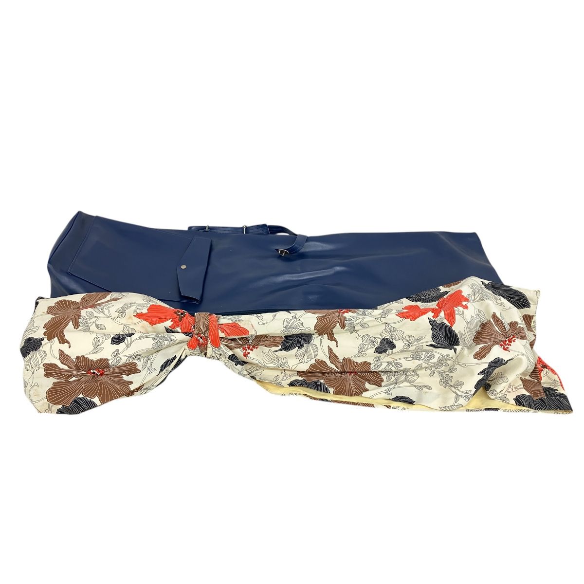 三味線 丸打胴 三ツ折 金具無し 棹幅 2.1cm 全長約 98cm 楽器 ジャンク K10138080