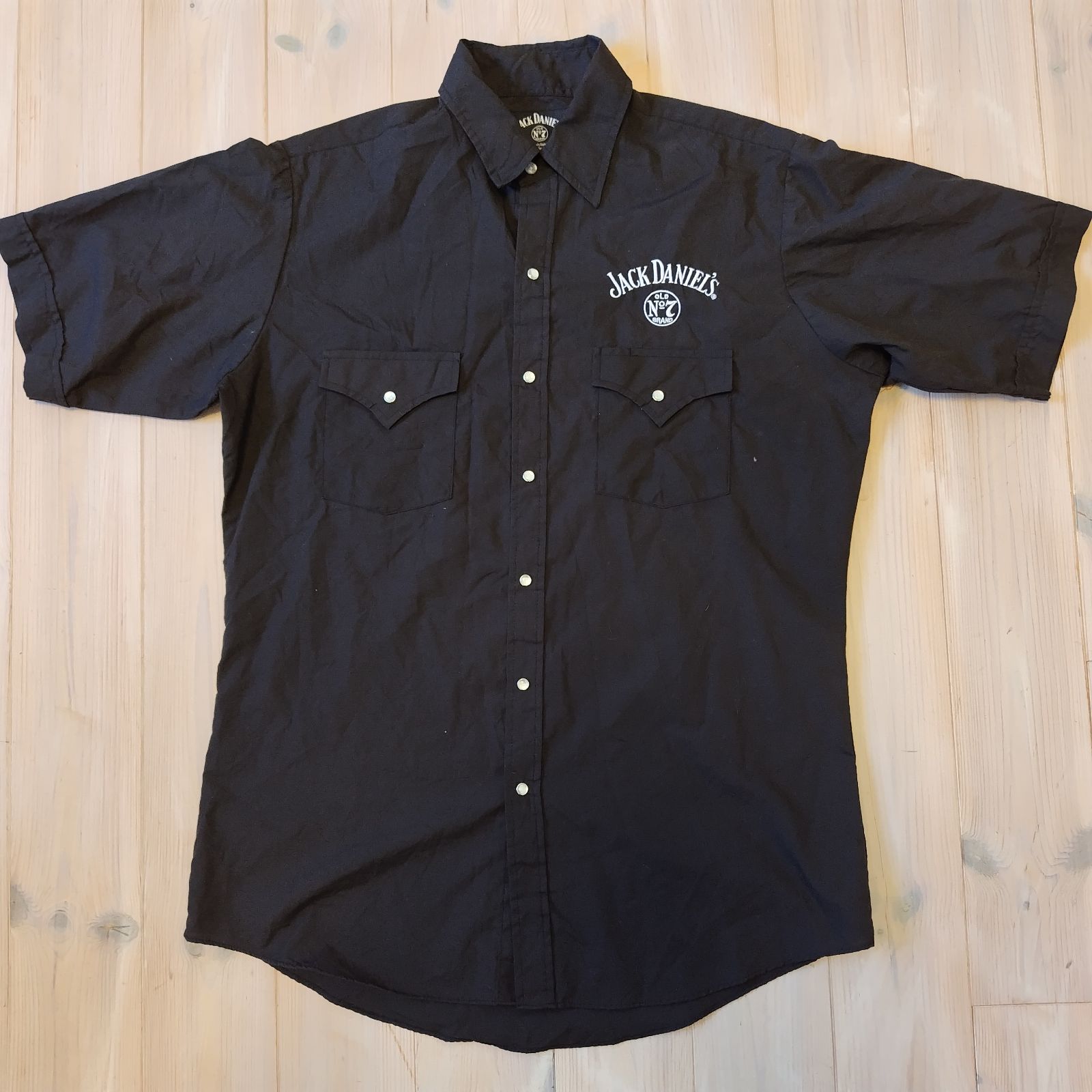 JACK DANIEL'S ジャックダニエル 開襟 シャツ Old No.7 ジャックダニエル オールドナンバーセブン JACK DANIEL'S OLD