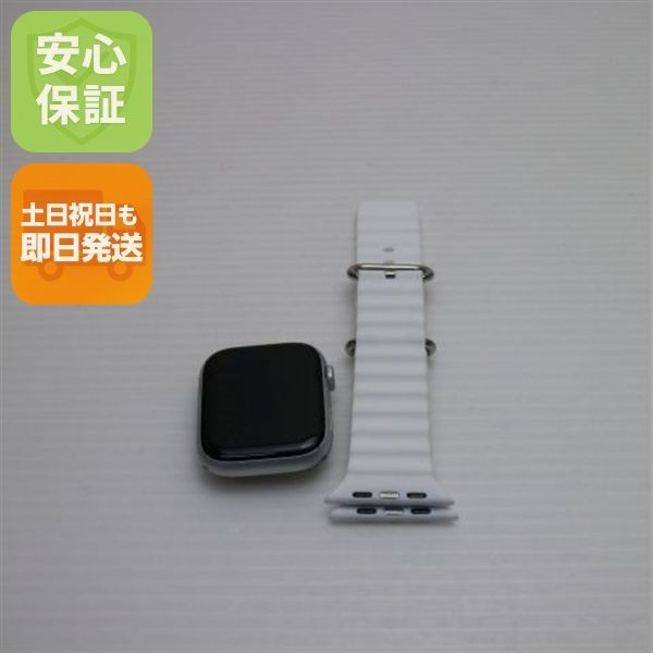 超 Apple Watch Series8 45mm GPS Cellular シルバー スマホ 土日祝発送 即日発送 03000
