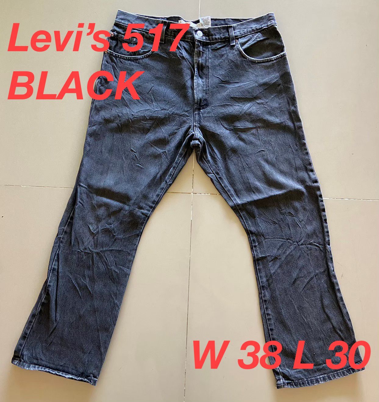 Levis517 ブーツカットフレアデニムW38L30