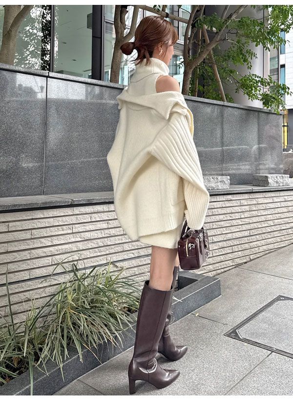 snidel コンストラクトミニワンピース ライトブルー ミニワンピース