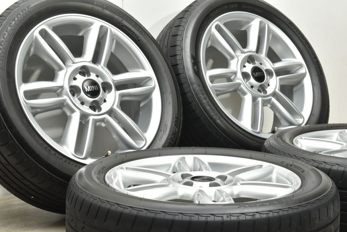 ミニクーパー　R55 R56 ホイール　タイヤ 正規品】MINI R55 R56 ミニクーパー 純正 16in 6.5J +48 PCD100