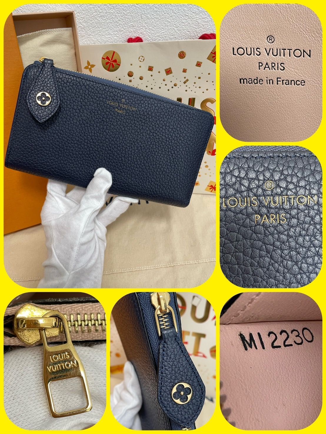使用わずか】ルイヴィトン ポルトフォイユ・コメット L字ジッピー 長 