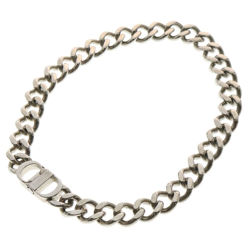 DIOR ディオール CD アイコンチェーン シルバー チェーン ネックレス