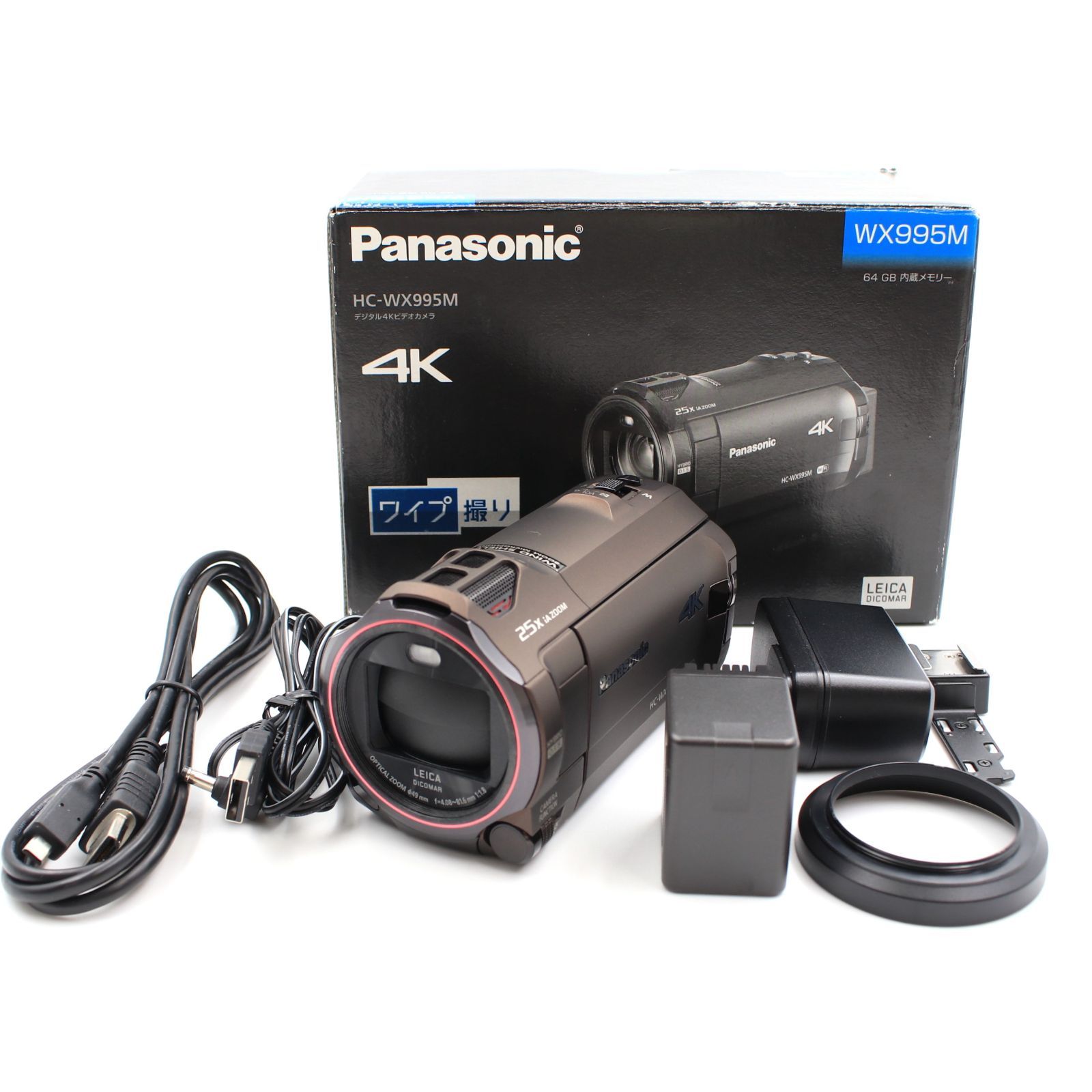 パナソニック 4K ビデオカメラ HC-WX995M