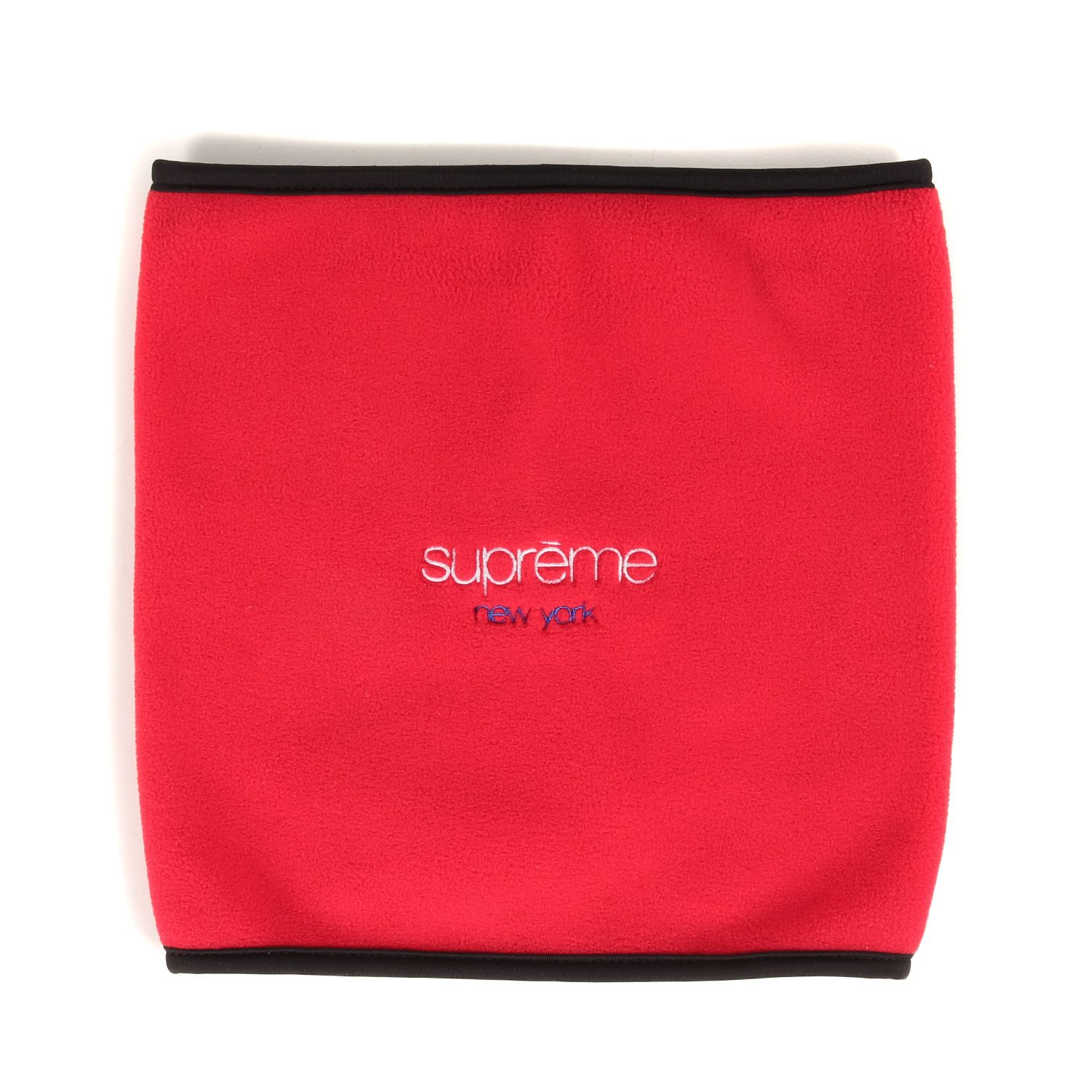 美品 Supreme シュプリーム 16AW Polartec Fleece Neck Gaiter クラシックロゴ ポーラテックフリース ネックゲイター ネックウォーマー レッド 【メンズ】