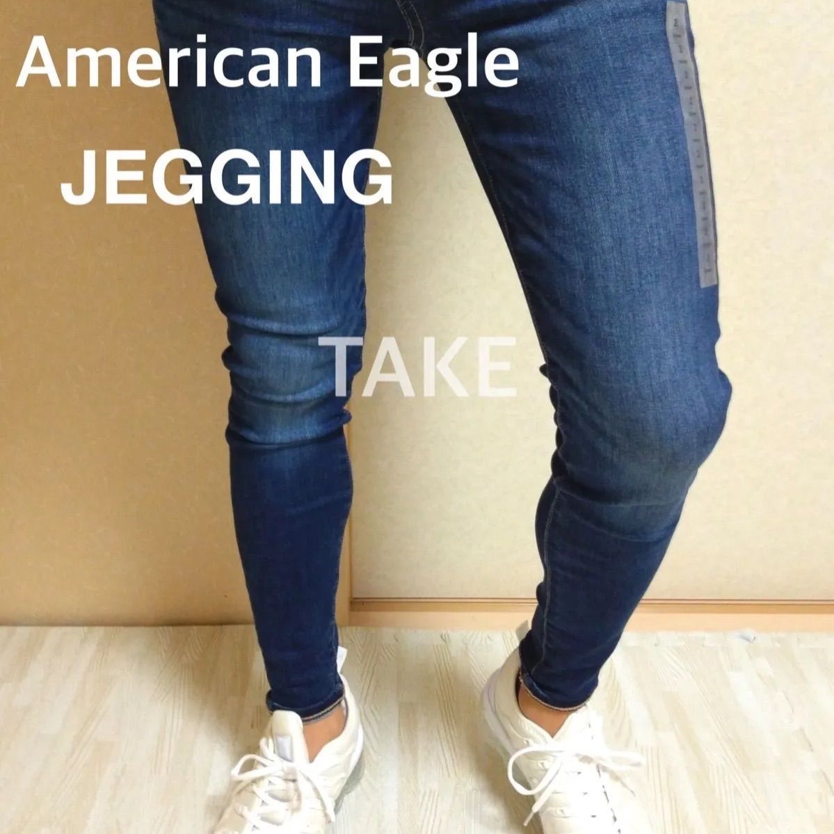 アメリカンイーグル JEGGING ジェギング us6ストレッチ有 - デニム ...