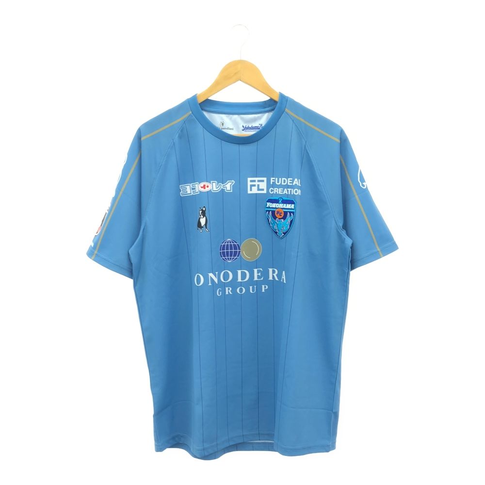 未使用 claudio pandiani クラウディオパンディアーニ 横浜FC 2021 ホーム 半袖レプリカユニフォーム 2XL ポリエステル Jリーグ サッカージャンキー スポーツ メンズ HU1273A83 