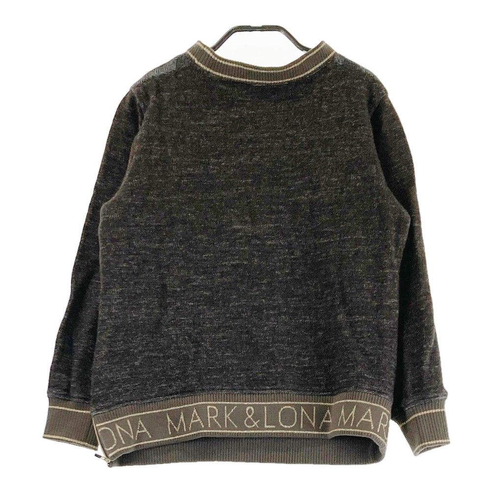サイズ：M MARK&LONA マークアンドロナ 裏地付ニットセーター 総柄