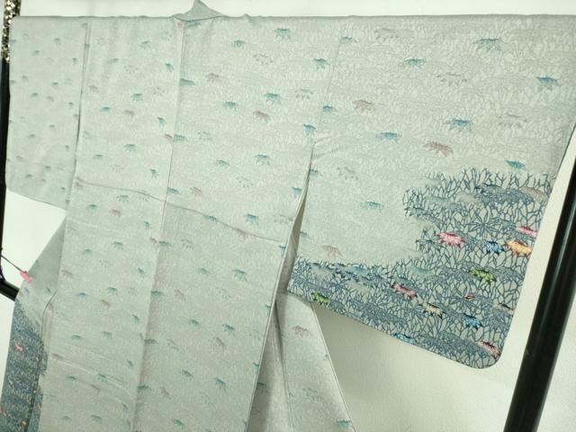 平和屋着物○訪問着 雪持ち松 松竹梅 金彩 正絹 逸品 DAAX4972ps 平和