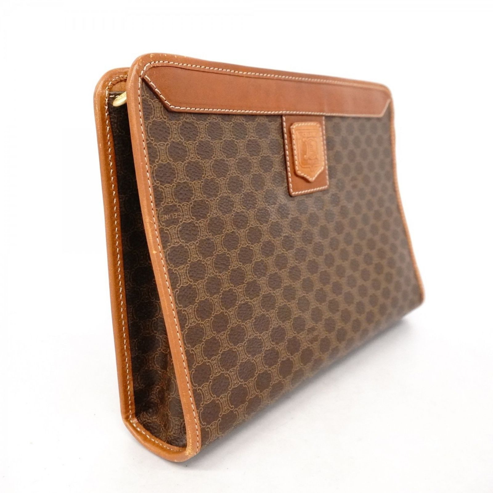 セリーヌ(Celine) セリーヌ クラッチバッグ マカダム ブラウン