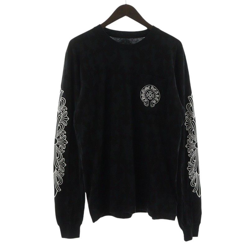 クロムハーツ CHROME HEARTS 総柄ロンT Lサイズ クロムハーツ CHROME HEARTS 総柄ロンT Lサイズ