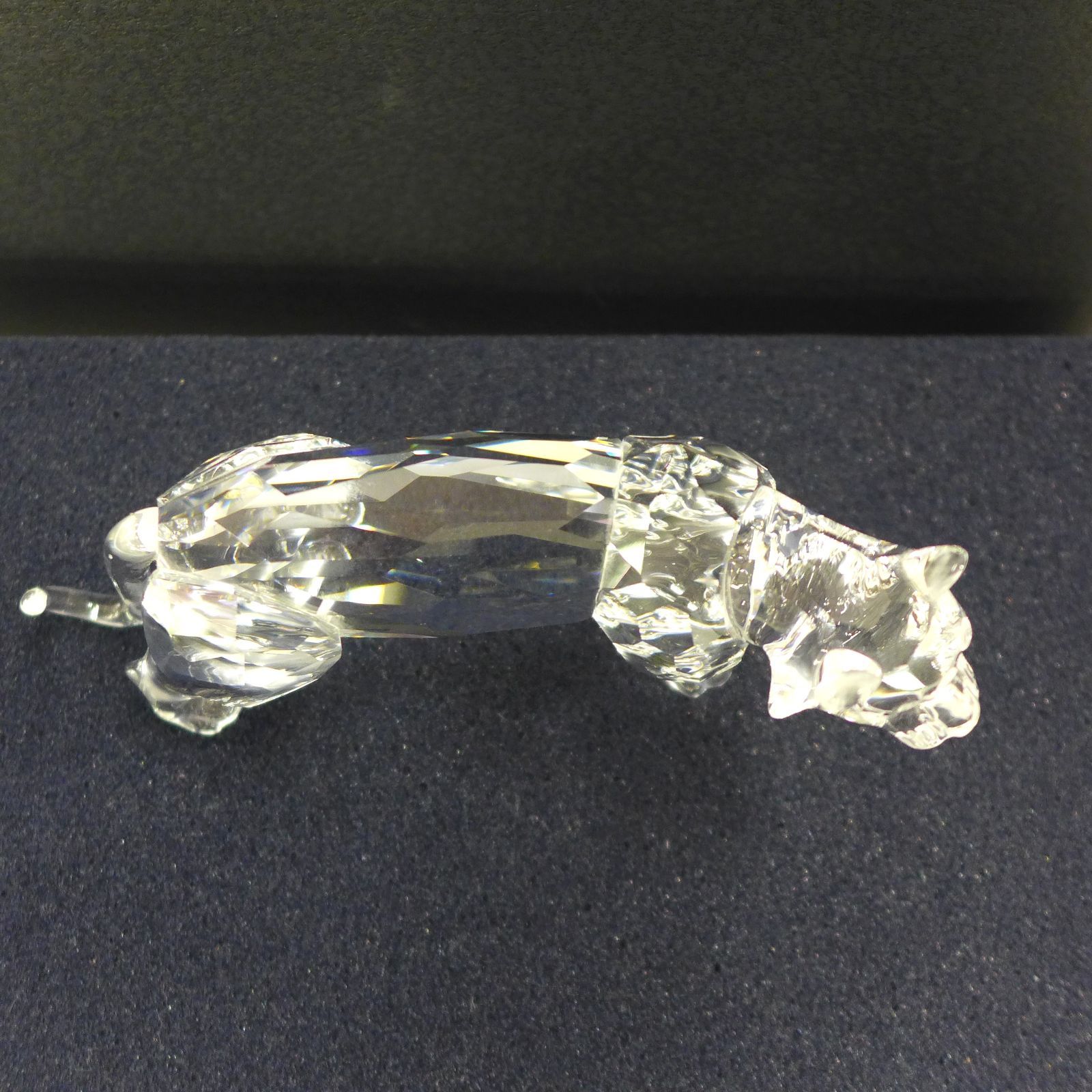 スワロフスキー SWAROVSKI タイガー ヒョウ 豹 大理石 インテリア