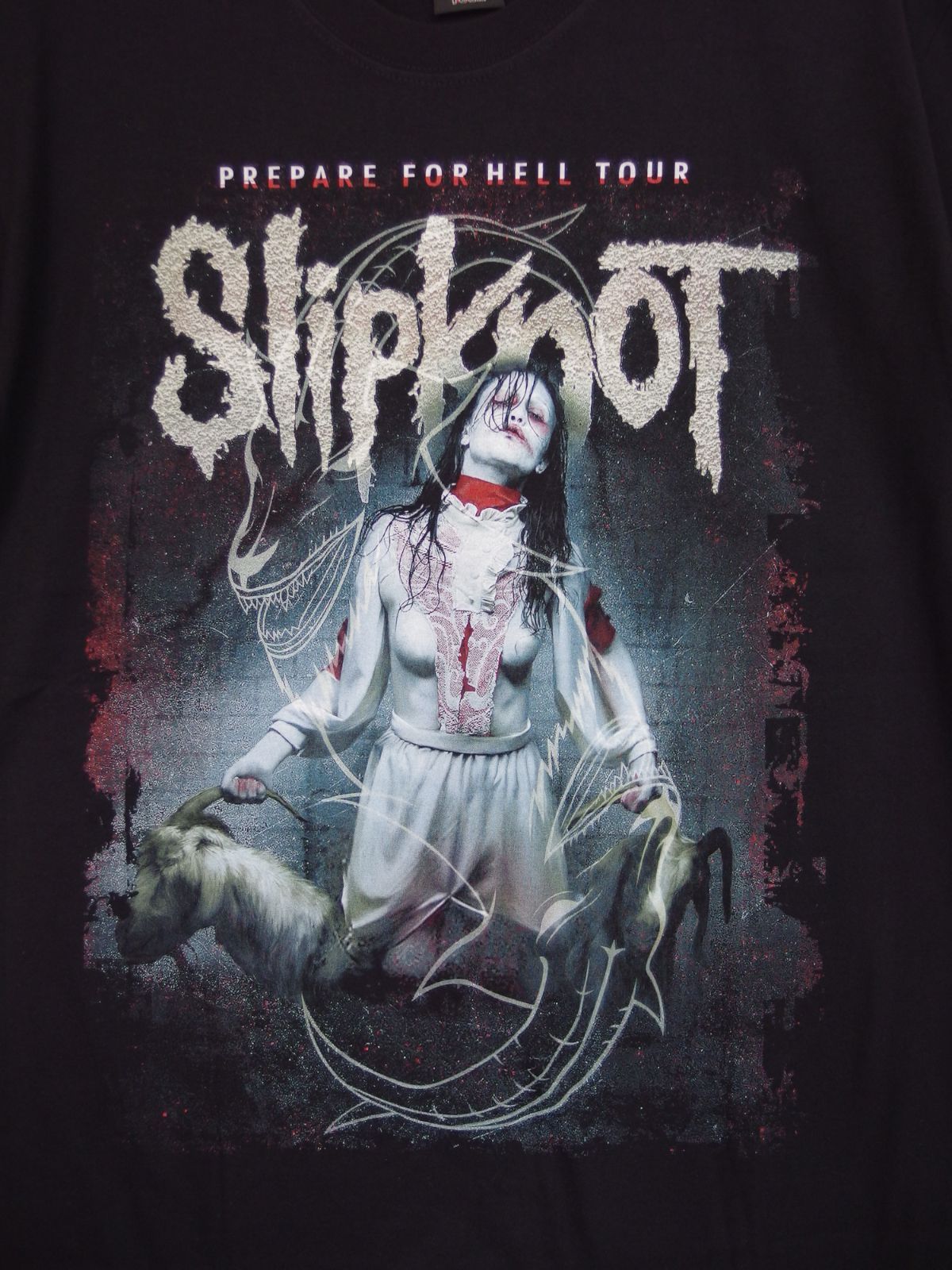121 SLIPKNOT スリップノット Tシャツ 半袖 ブラック Lサイズ 美品 