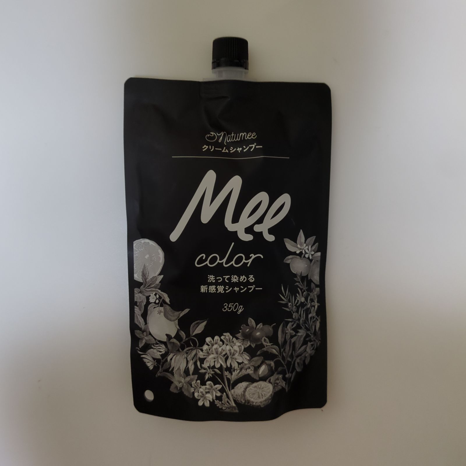 新品未使用】meeカラークリームシャンプー ダークブラウン350g