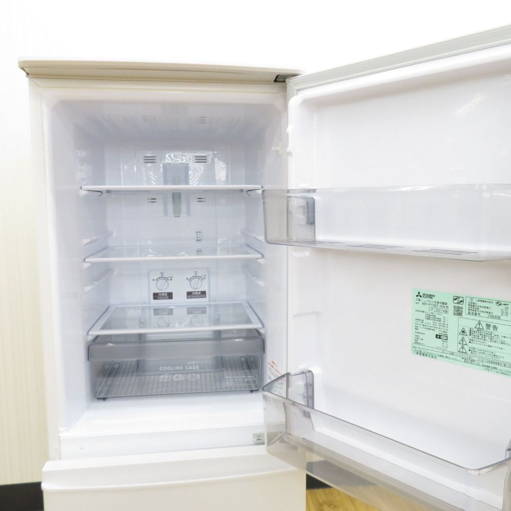 MITSUBISHI 三菱電機 ミツビシ 冷蔵庫 146L 2ドア MR-P15EF-KW