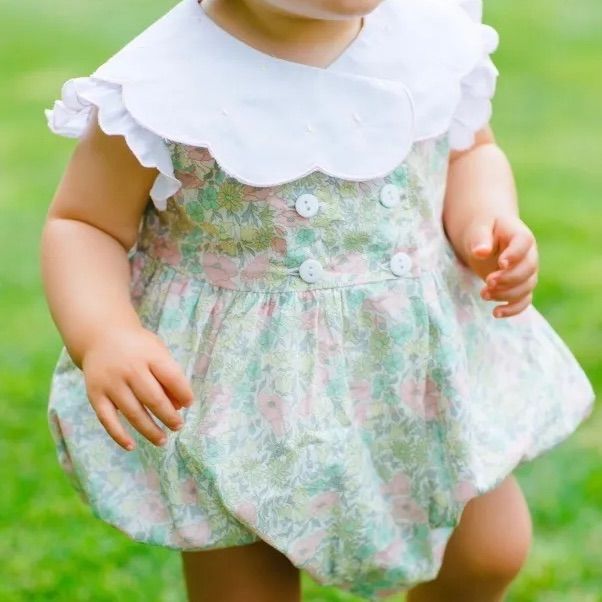 [Sal & Pimenta] LIBERTY PASTEL ROMPER 6M&12M