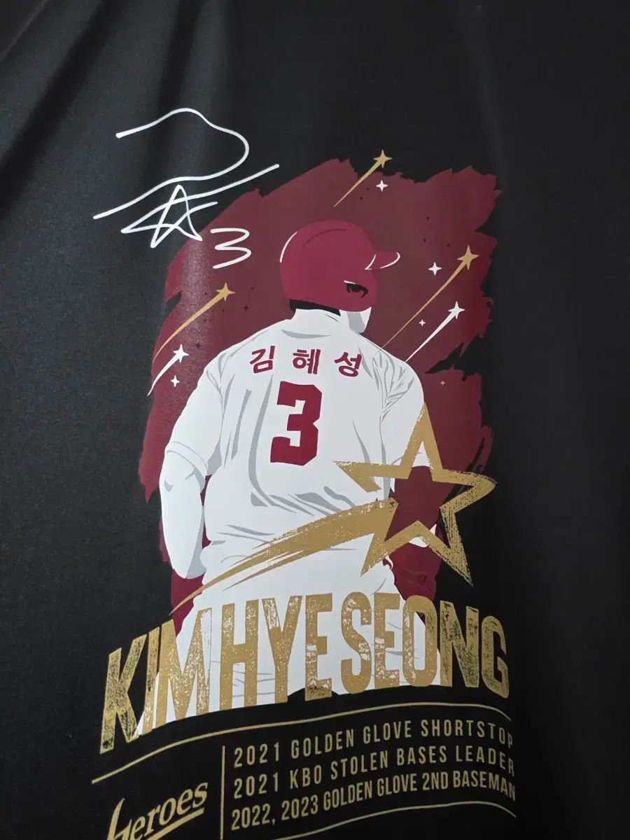 限定品 金 慧成₍キム・ヘソン) 選手 記念 Tシャツ