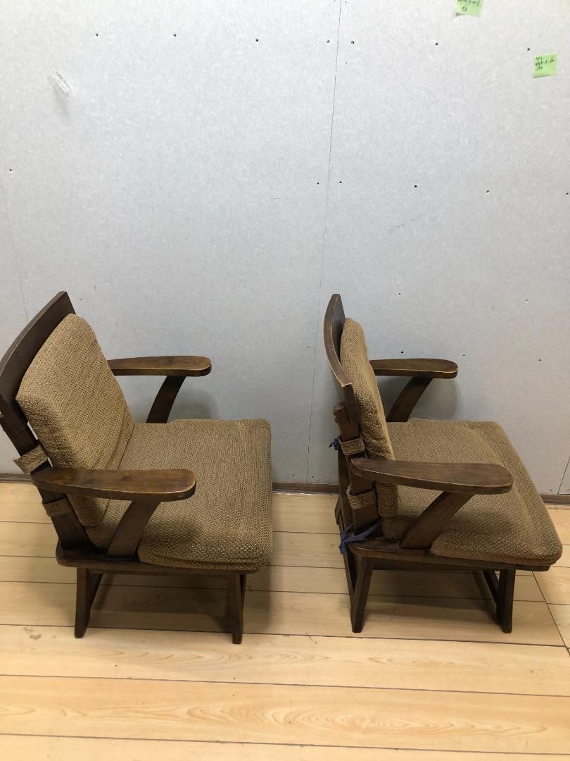 回転式 木製椅子 アームチェア 和モダン ダイニングチェア 回転座椅子 肘付き 【糸島市内 送料無料】88108-3-005 回転式 木製椅子 アームチェア 和モダン ダイニングチェア 回転座椅子