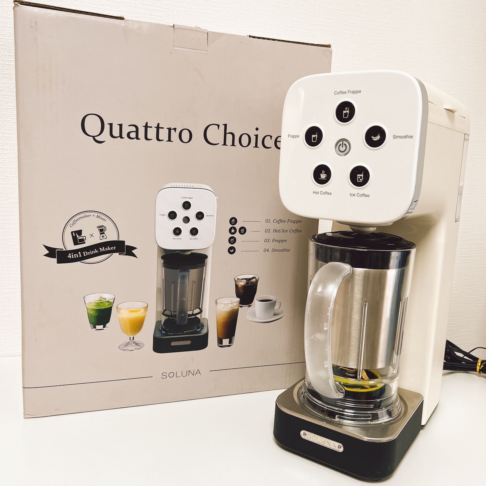 ドウシシャ 多機能コーヒーメーカー コーヒー・スムージー・ジュースミキサー ドウシシャ 多機能コーヒーメーカー コーヒー・スムージー