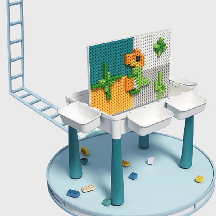 楽天市場】ブロックプレイ 子ども テーブル 椅子セット キッズ テーブル チェアー 積み木テーブル ブロック付き プレイテーブル 多機能  ブロックテーブル ブロック付き おもちゃ 知育 デスク 学習机 勉強机 学習デスク デスク 無垢材の素材 簡単な組み立て : マルヤ物流 ... キッズテーブル＆チェアー ブロックプレイ ブロックテーブル 学習パズル多機能組立コンビテーブル 学習/絵かき/ダイニング/フィッシュ