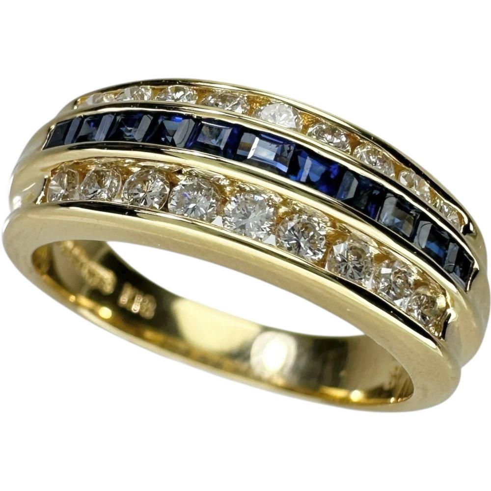 12号 【BURBERRY/バーバリー】ダイヤモンド 0.40ct サファイア